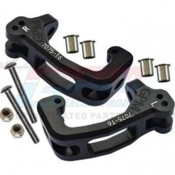 GPM Racing GPM Aluminum Front C-Hubs for Sledge (Black)