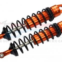 GPM Racing GPM Aluminum 6061-T6 Rear Adjustable Spring Dampers for Traxxas Sledge (Orange)