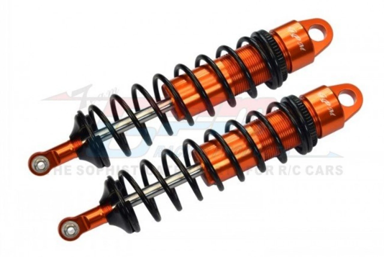 GPM Racing GPM Aluminum 6061-T6 Rear Adjustable Spring Dampers for Traxxas Sledge (Orange) 3 GPM Racing GPM Aluminum 6061-T6 Rear Adjustable Spring Dampers for Traxxas Sledge (Orange)