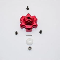 GPM Racing GPM Aluminum Spur Gear Adapter for X-Maxx (Red)