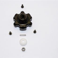 GPM Racing GPM Aluminum Spur Gear Adapter for X-Maxx (Black)