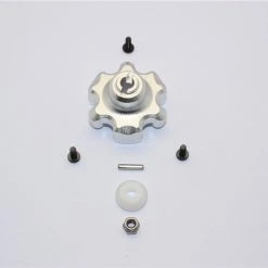 GPM Racing GPM Aluminum Spur Gear Adapter for X-Maxx (Silver)