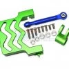 GPM Racing GPM Aluminum Servo Mount, Tie Rod, 25T Servo Horn for Maxx (Green)
