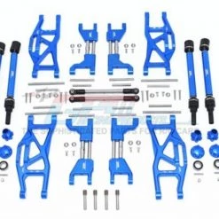 GPM Racing GPM Aluminum Widening Kit for Maxx (Blue)