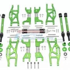 GPM Racing GPM Aluminum Widening Kit for Maxx (Green)