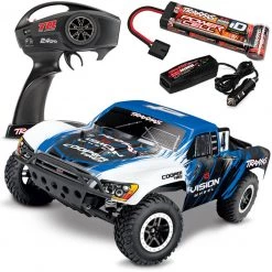 Traxxas Slash RTR 1/10 2WD Short Course Racing RC Truck w/Quick Charger Hawaiian