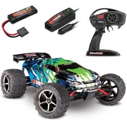 Traxxas 1/16 E-Revo Brushed 4WD RTR RC Monster Truck w/ID Battery & Quick Charger Orange