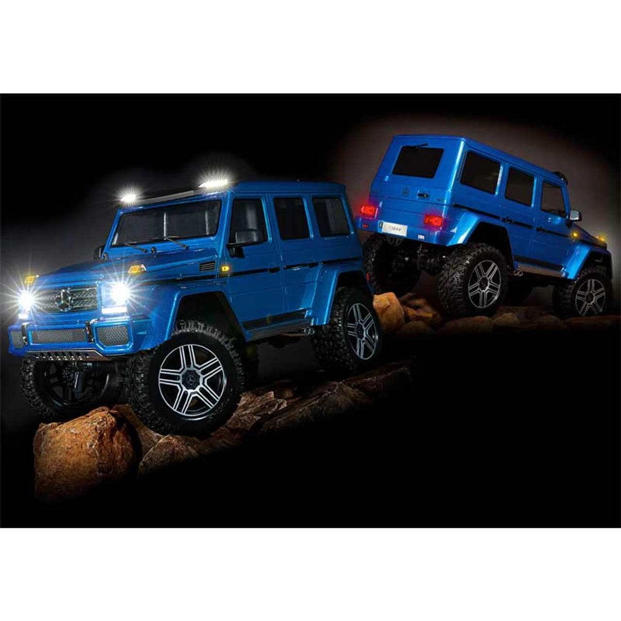 Traxxas LED Light Kit w/Headlights, Tail Lights, Roof Lights & Distribution Block for Mercedes TRX-4 #8811 & TRX-6 #8825 Bodies 4 Traxxas LED Light Kit w/Headlights, Tail Lights, Roof Lights & Distribution Block for Mercedes TRX-4 #8811 & TRX-6 #8825 Bodies - Image 2