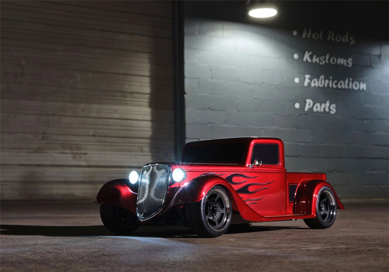 Traxxas 4-TEC 3.0 Factory Five '35 Hot Rod Truck w/LED Lights Silver 4 Traxxas 4-TEC 3.0 Factory Five '35 Hot Rod Truck w/LED Lights Silver - Image 2